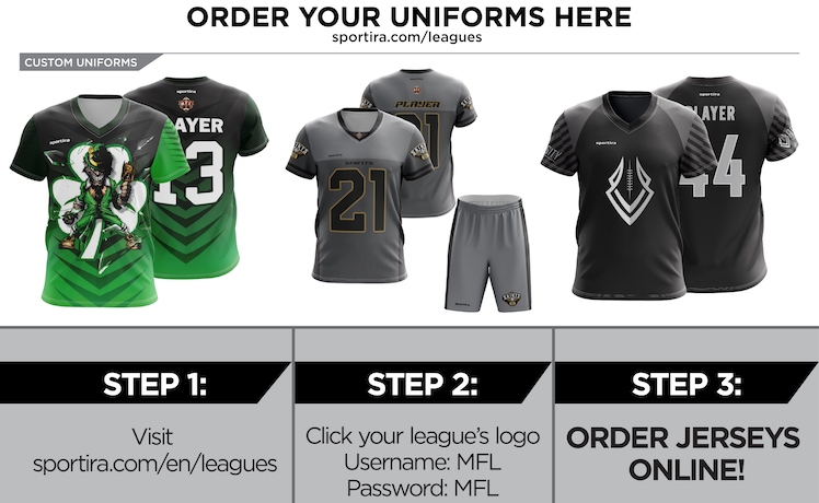 Get your 2017 team shirts from Sportira!