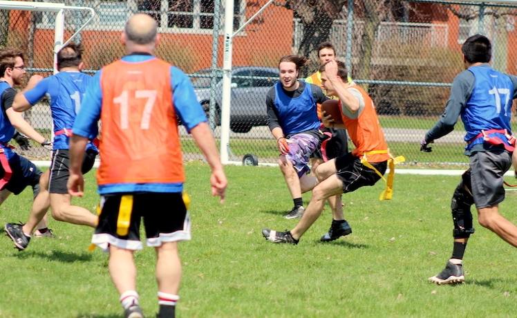 More pickup football! Laurier Park on Saturday, April 29th at 11 am 
